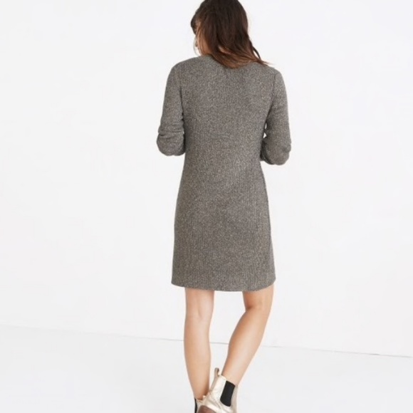 NWT Madewell Night Sparkle Mock Neck sweater Dress - Picture 6 of 6